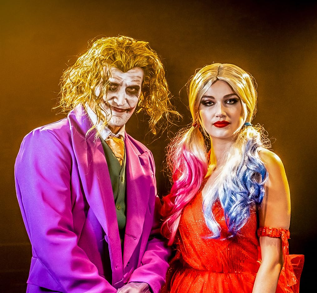 rubie-s-deluxe-harley-quinn-per-cke-blond-pink-blau-erwachsene image 5