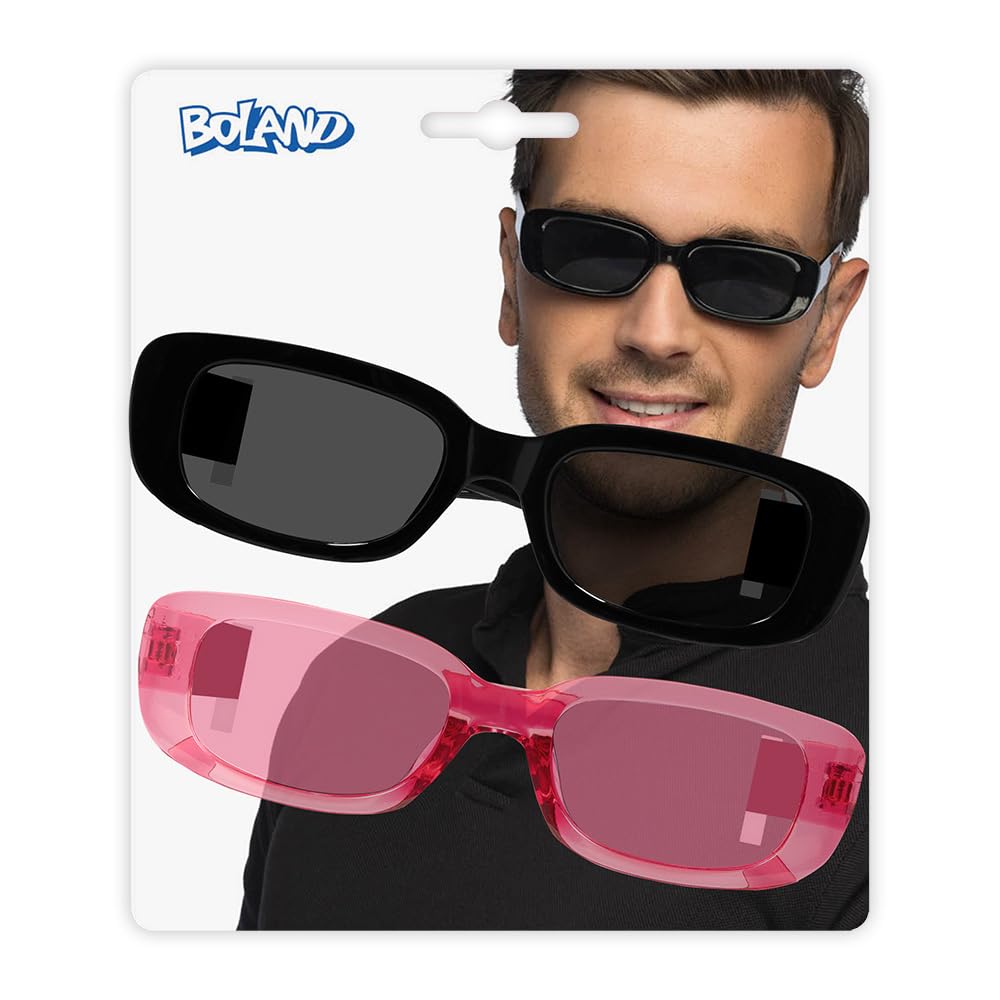 boland-partybrille-techno-brille-ohne-st-rke-schwarz-rosa image 6