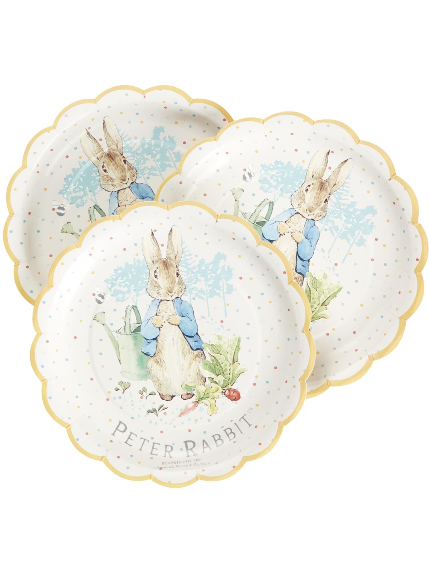 smiffys-fever-peter-rabbit-pappteller-8-st-ck-partygeschirr image 2