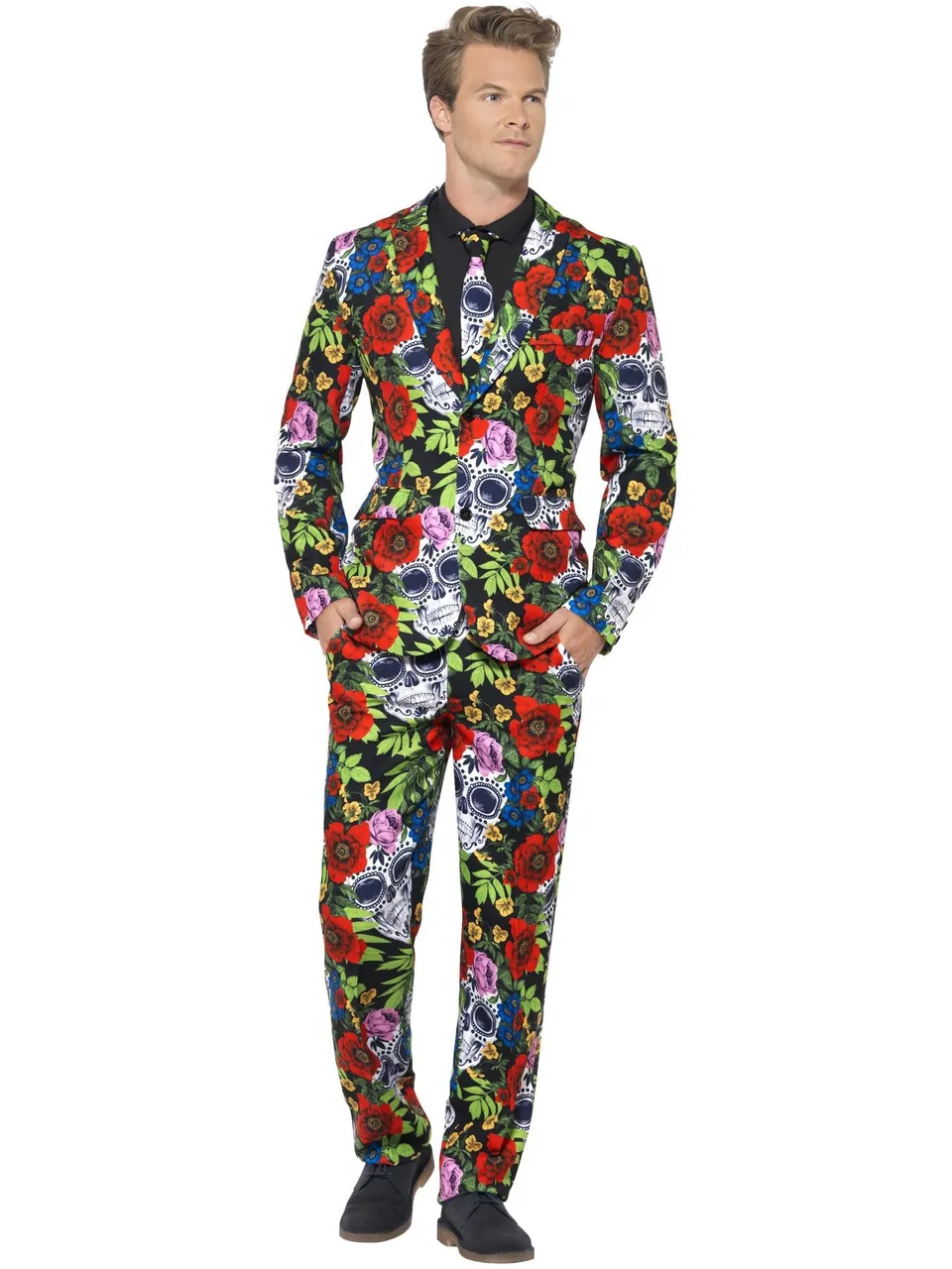 smiffys-stand-out-suits-day-of-the-dead-anzug-xl image 1