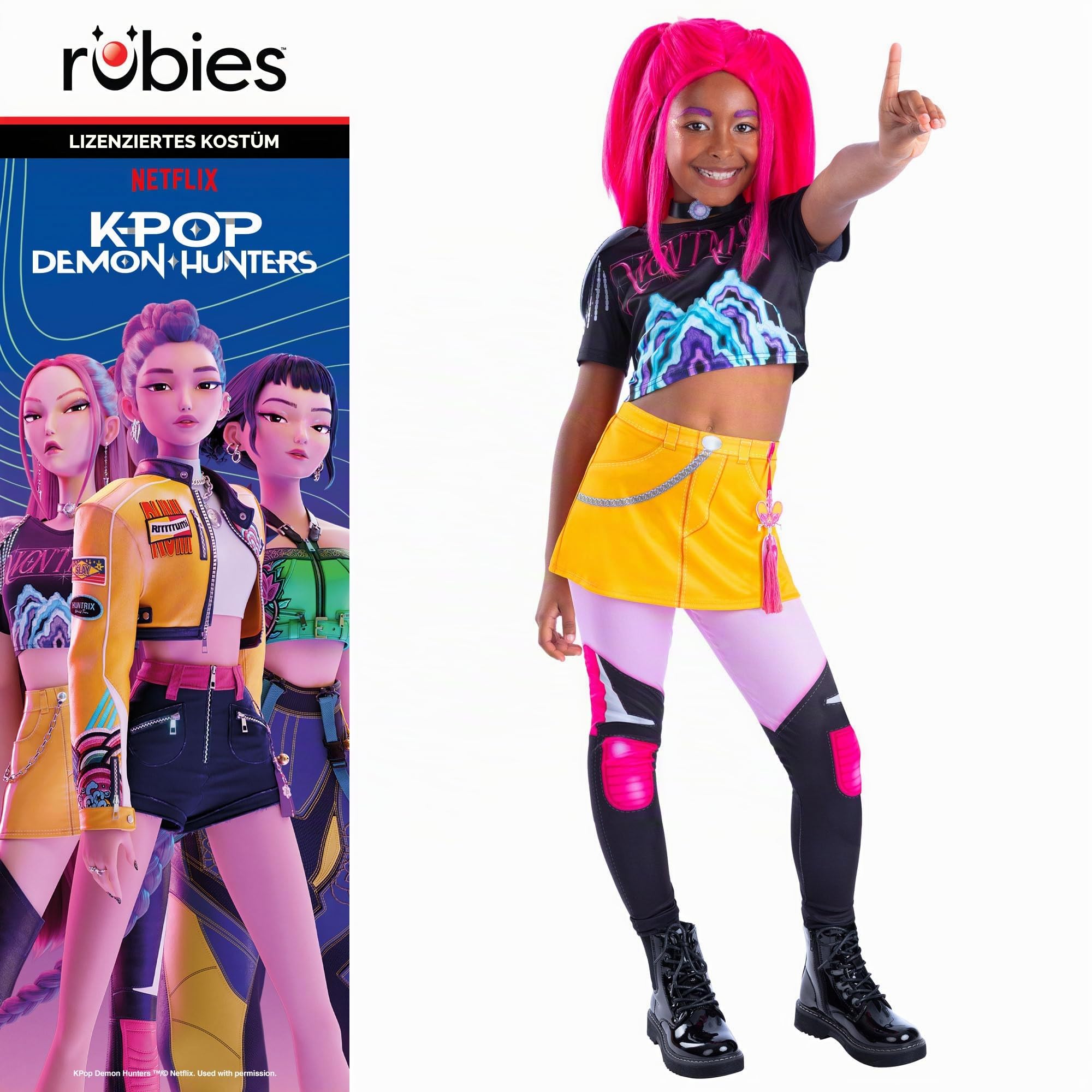 rubie-s-deluxe-kpop-demon-hunters-mira-kinderkost-m-7-8-jahre image 5