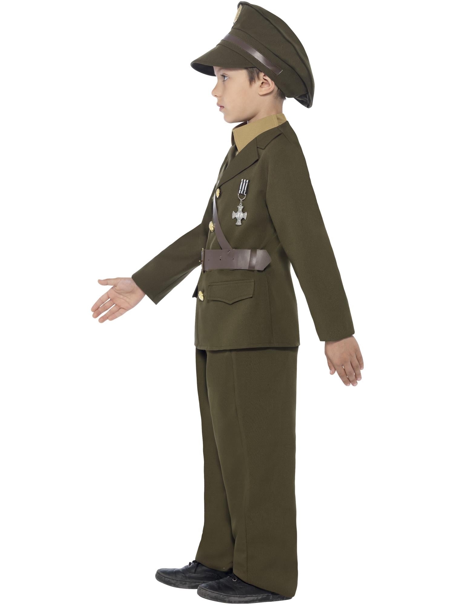 smiffys-army-officer-kost-m-jungen-gr-n-7-9-jahre-m image 3