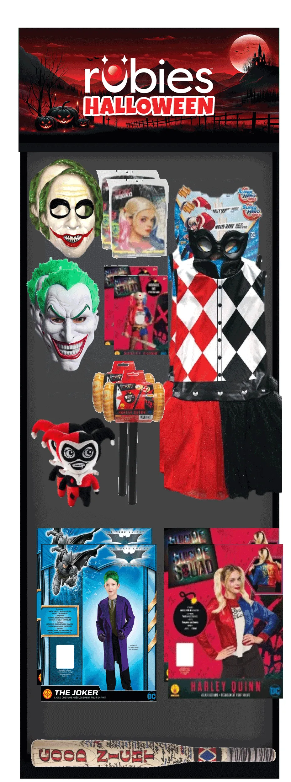 rubies-joker-harley-quinn-display-verkaufsst-nder-230-cm image 1
