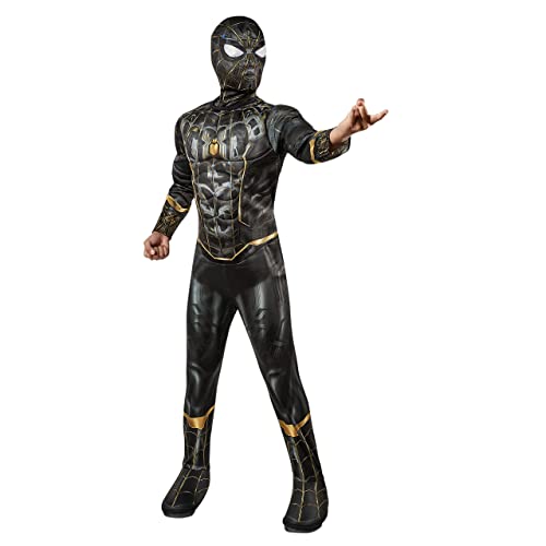 rubie-s-deluxe-spider-man-kinderkost-m-schwarz-gold-s-3-4-jahre image 6