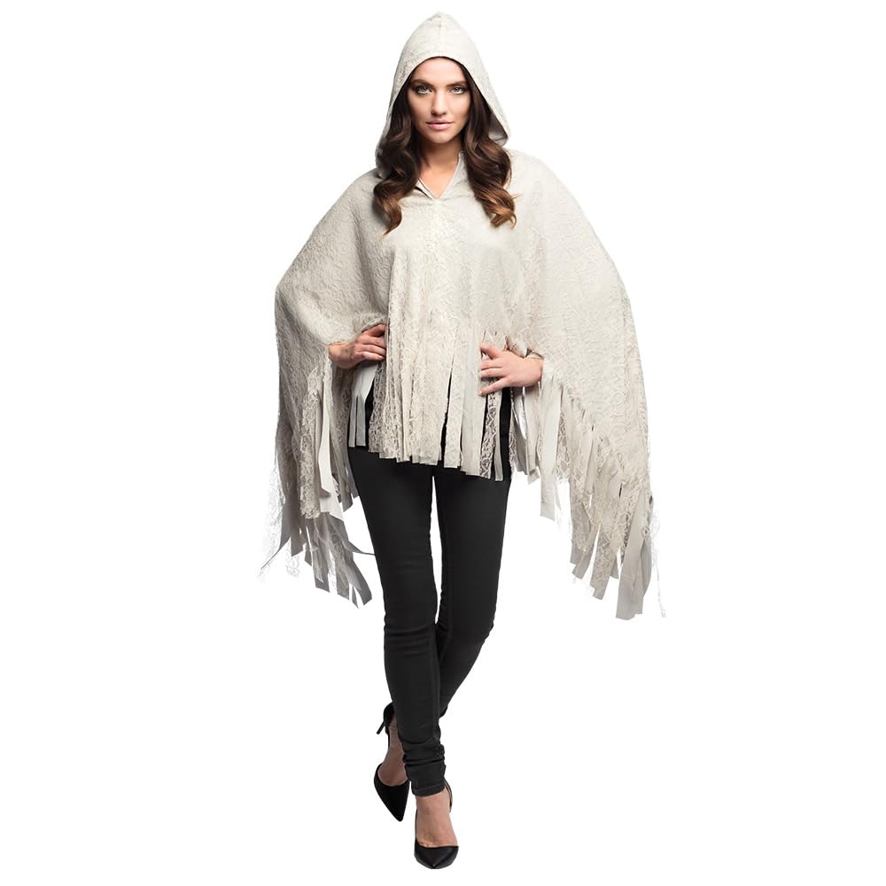 boland-halloween-poncho-geist-marian-creme-einheitsgr-e image 2