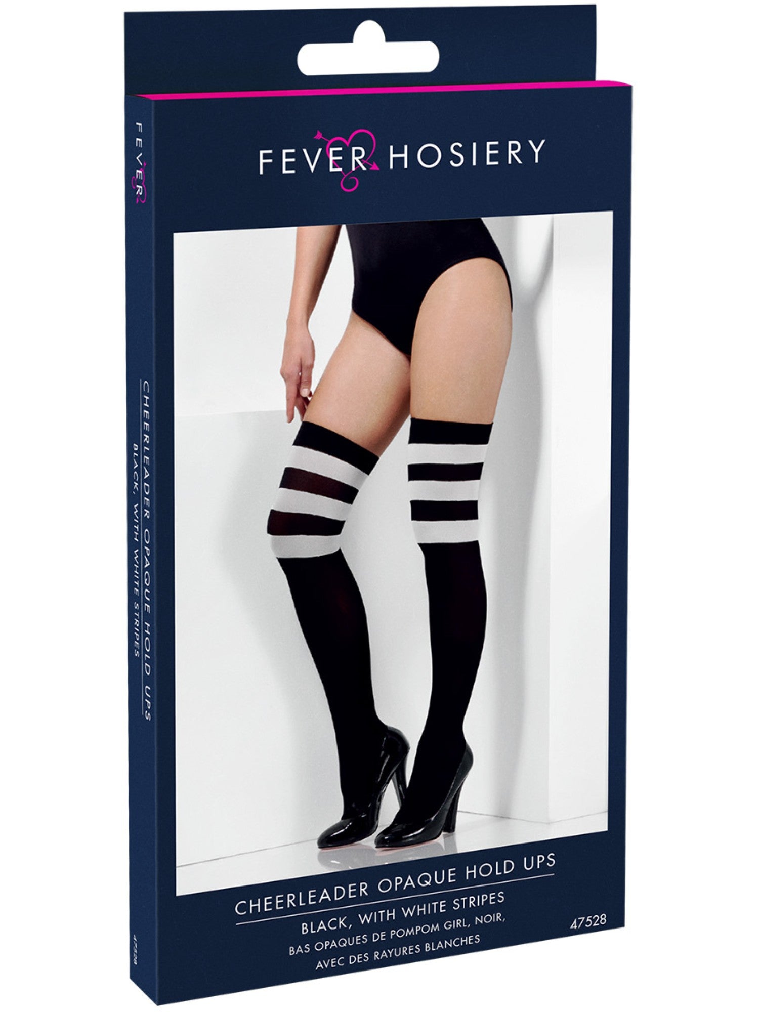 smiffys-fever-cheerleader-hold-ups-schwarz image 3