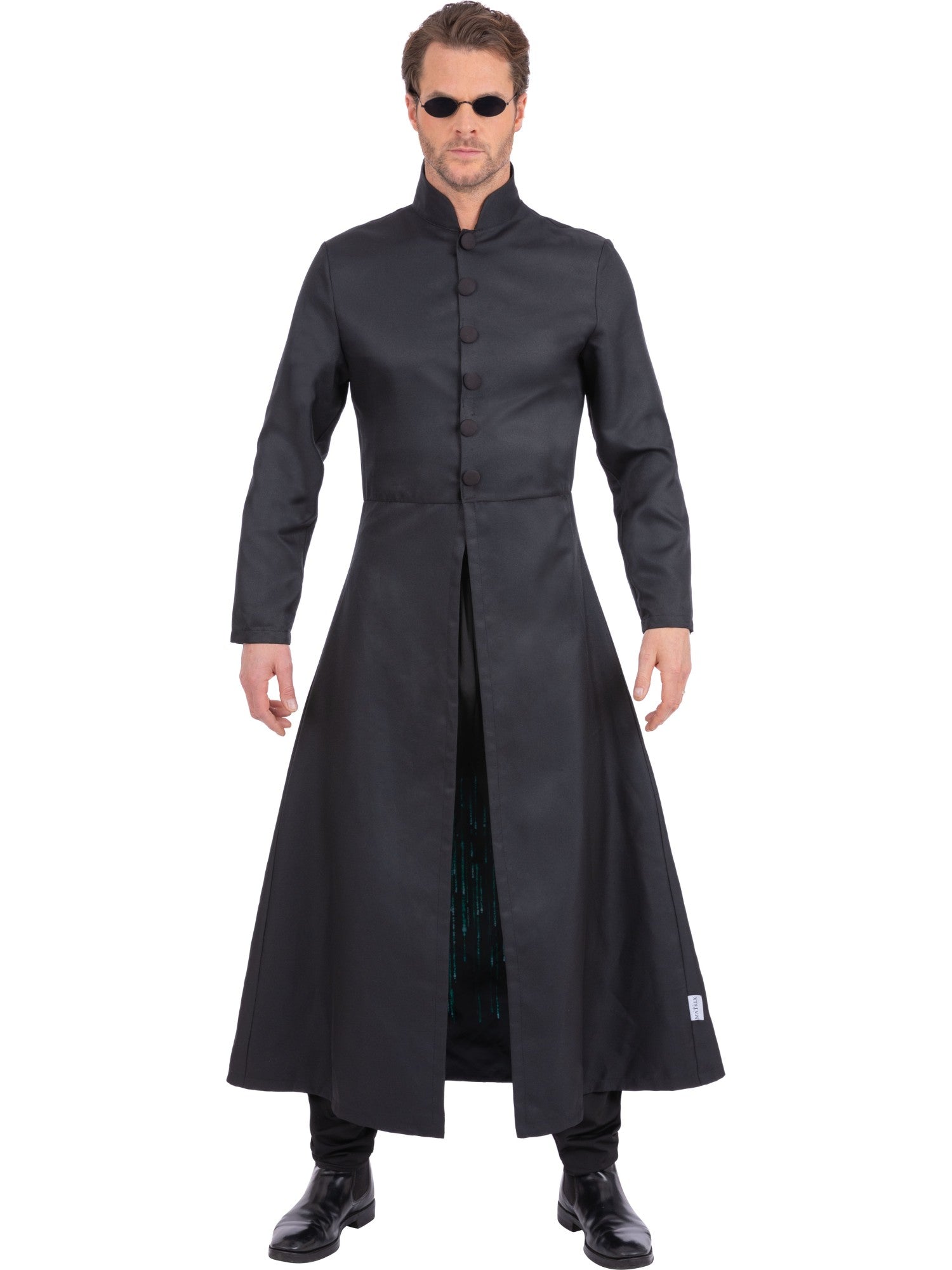 smiffys-fever-matrix-neo-jacke-mit-print-kost-m-l-schwarz image 2