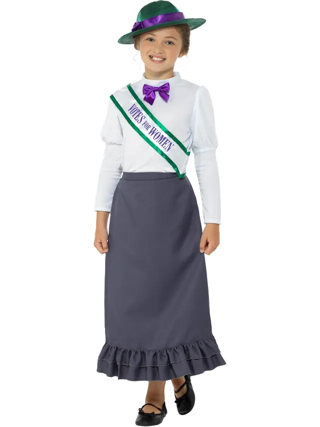 smiffys-fever-suffragette-kost-m-grau-7-9-j image 1