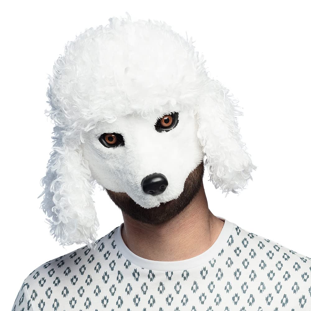 boland-56763-maske-pudel-pl-sch-halbmaske-hund-einheitsgr-e image 2