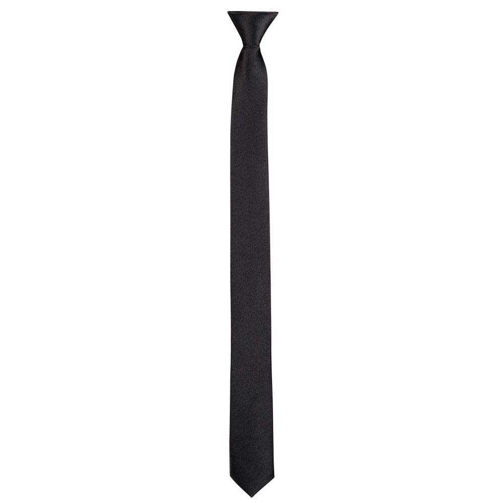 boland-accessories-krawatte-schwarz-satin-50-cm-unisex image 1
