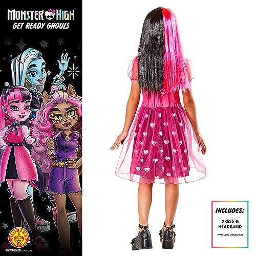 rubie-s-deluxe-draculaura-classic-kost-m-7-8-jahre-kleid-rosa image 8