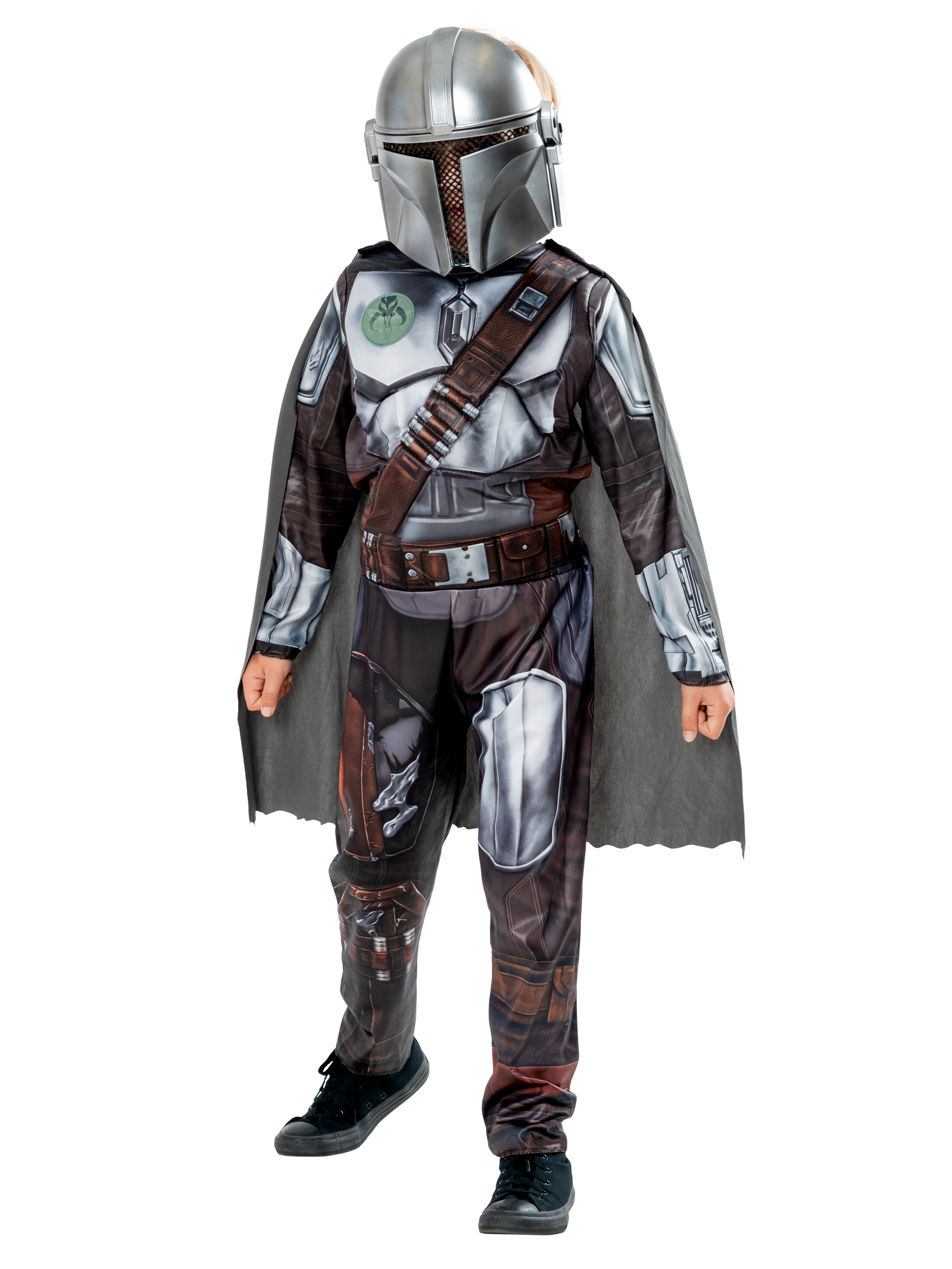 rubies-mandalorian-luxus-kost-m-kinder-mit-maske-cape image 1