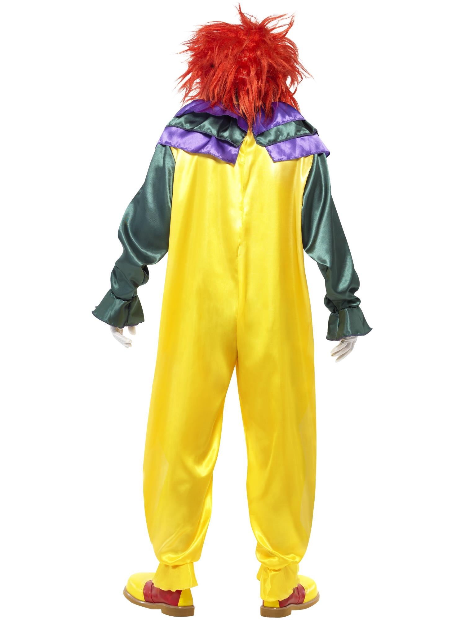 smiffys-fever-classic-horror-clown-kost-m-m-bunt-jumpsuit-maske image 2