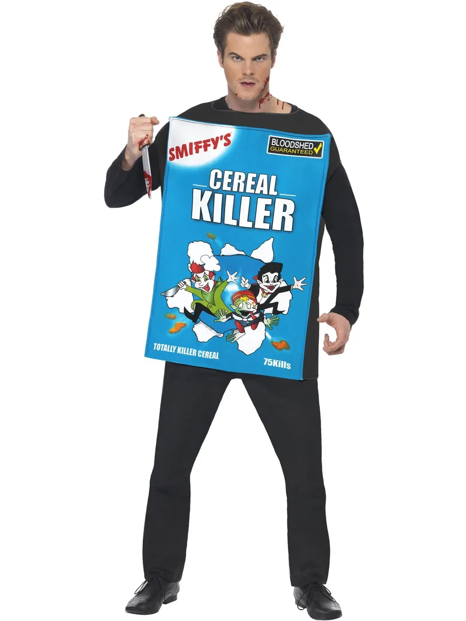 smiffys-fever-cereal-killer-kost-m-herren-blau-einheitsgr image 1