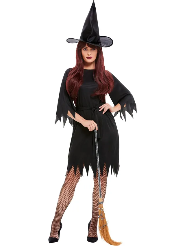 smiffys-fever-spooky-witch-kost-m-damen-schwarz image 1