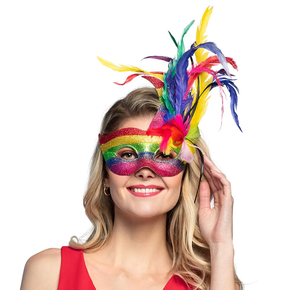 boland-masks-venezianische-augenmaske-regenbogen-maskenball image 2