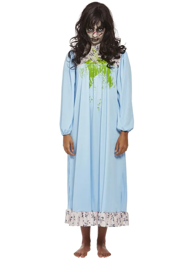 smiffys-fever-possessed-girl-kost-m-blau-gr-s image 1