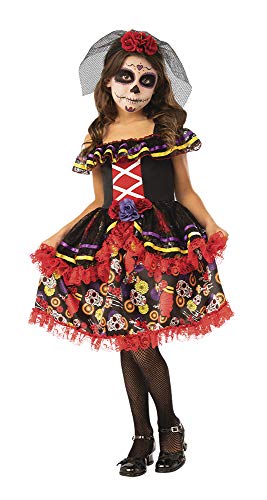 rubie-s-deluxe-catrina-kinderkost-m-dia-de-muertos-kleid image 8