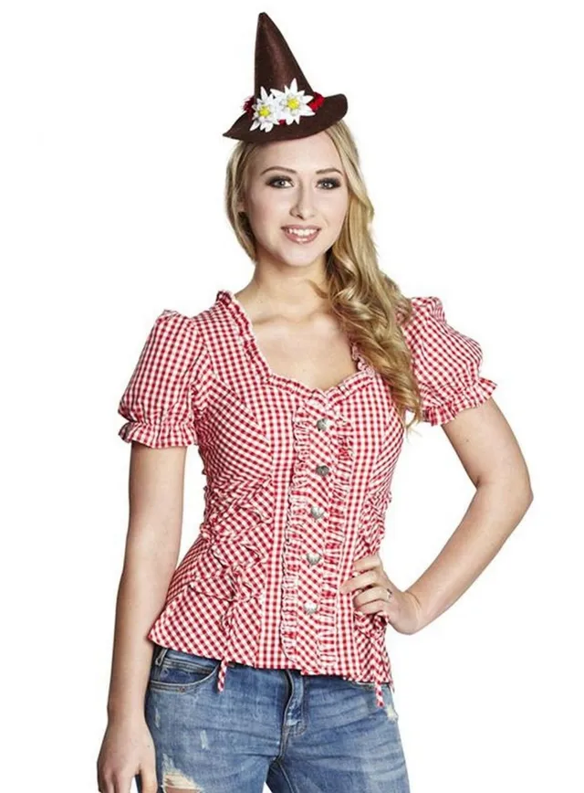 rubie-s-deluxe-trachten-bluse-damen-40-mehrfarbig image 1