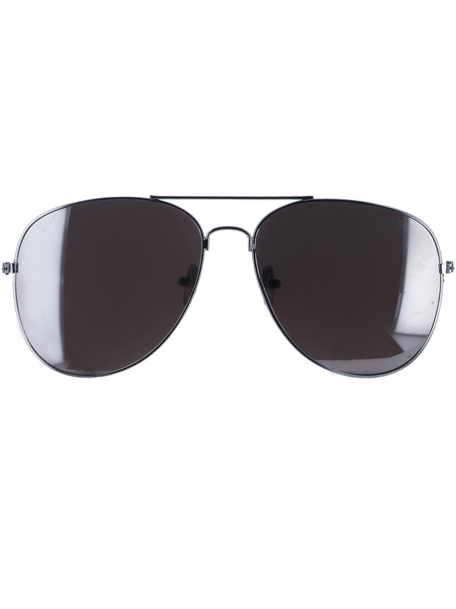 smiffys-fever-aviator-brille-silber-verspiegelt image 3