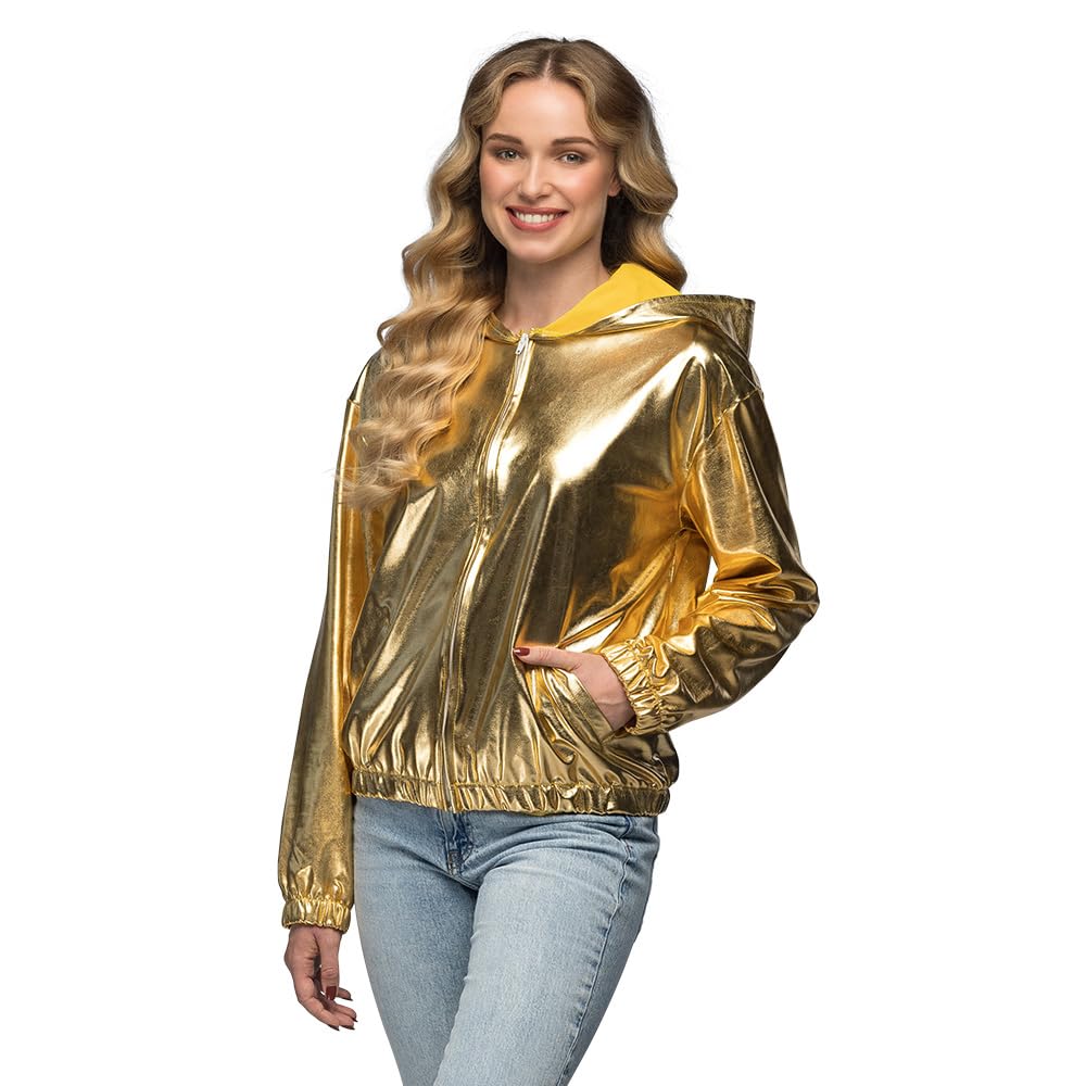 boland-rave-jacke-metallic-gold-gr-m-retro-kost-m image 5