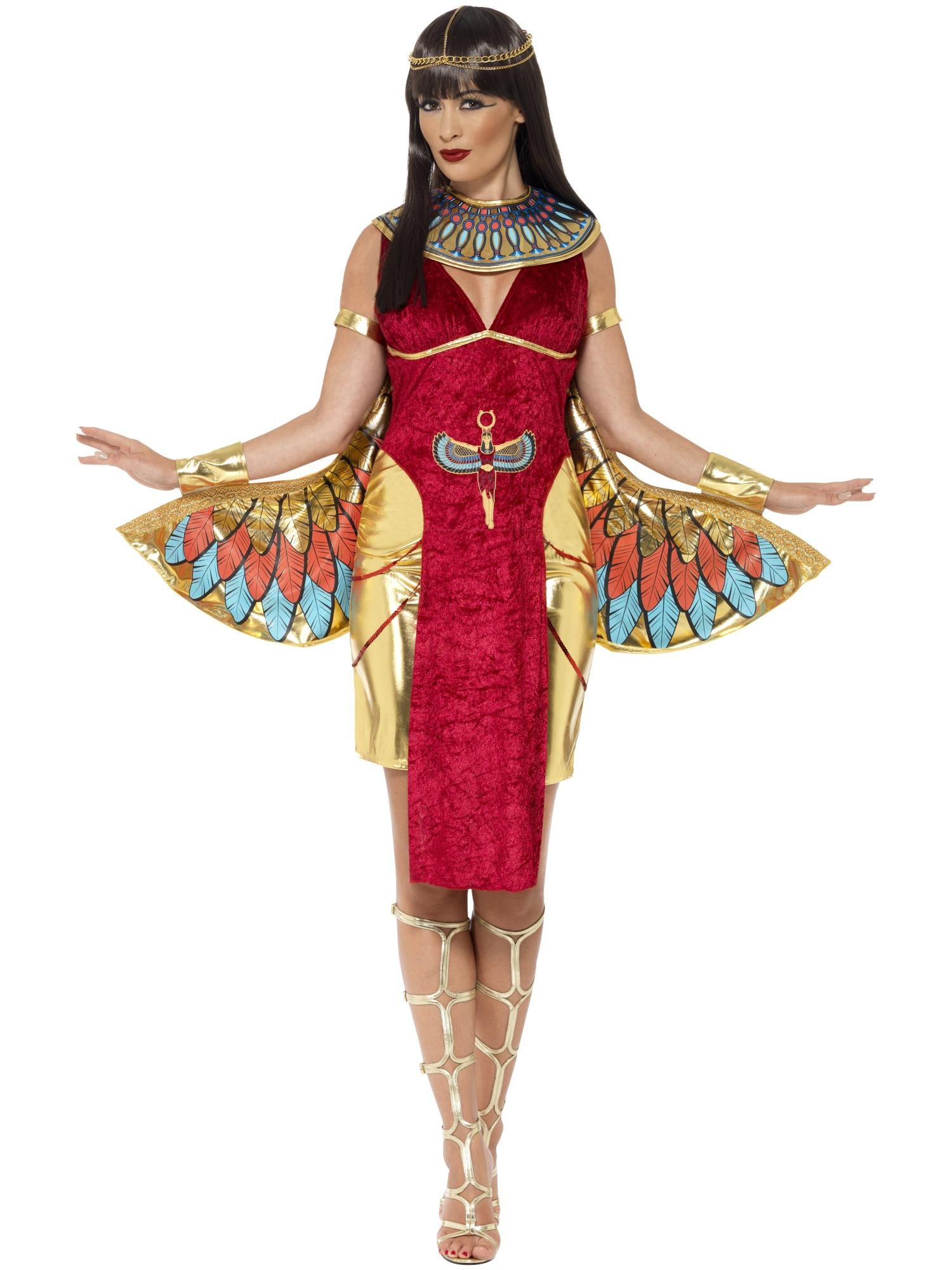 smiffys-fever-egyptian-goddess-kost-m-rot-s image 4