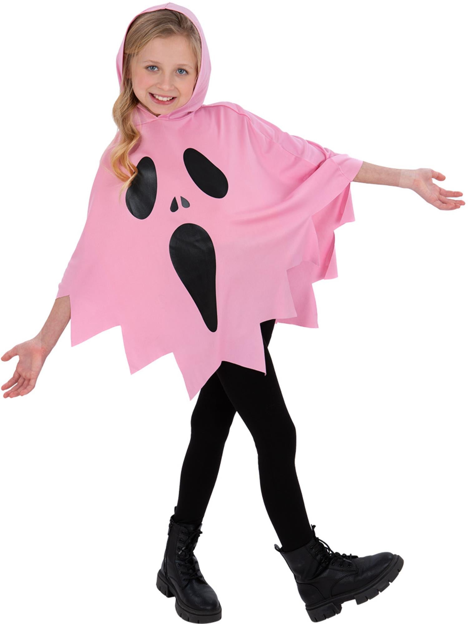 smiffys-fever-pink-ghost-poncho-geistkost-m-rosa image 2