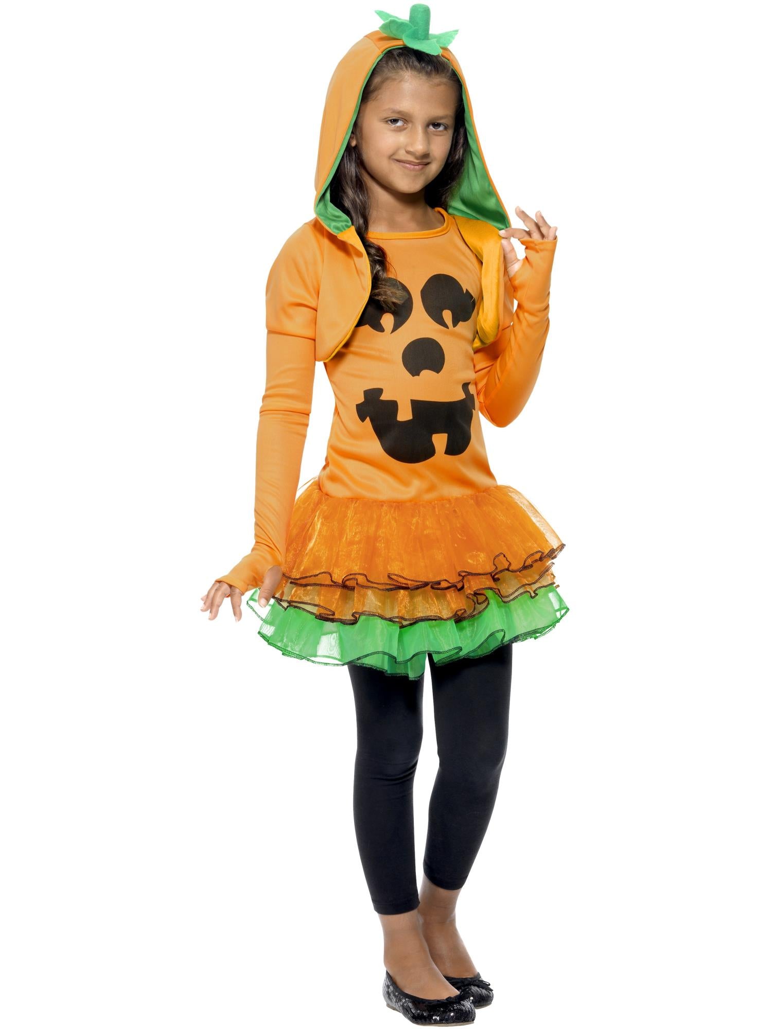 smiffys-fever-k-rbis-kost-m-m-dchen-orange-tutu-kleid image 4