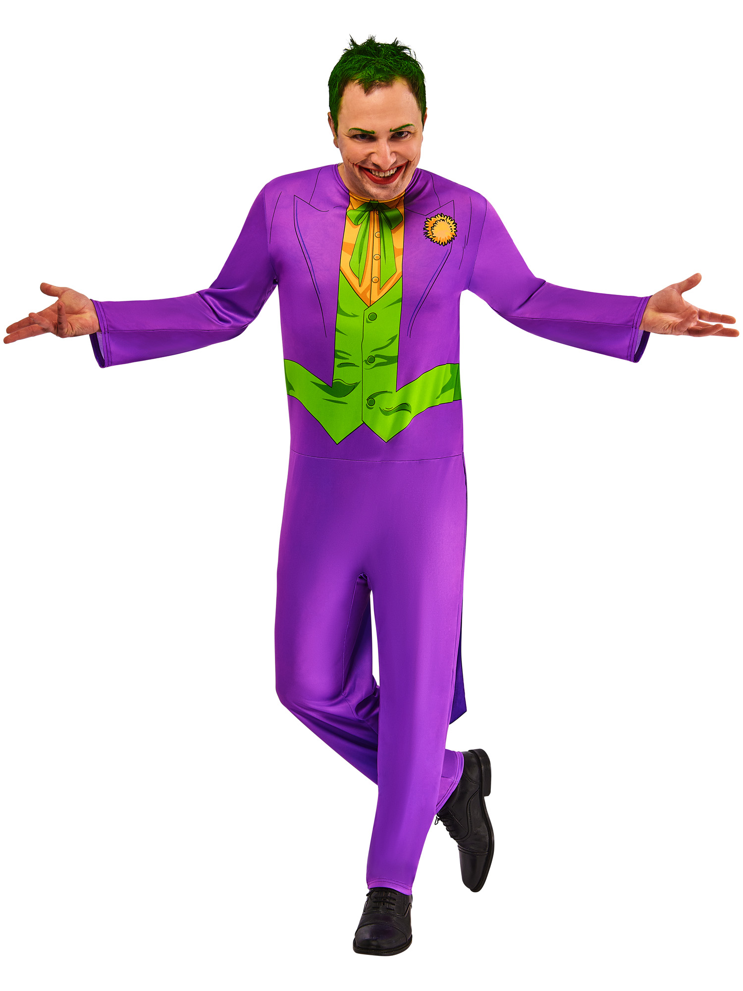 rubies-joker-kost-m-overall-gr-m-lila-gr-n-einstieg image 7