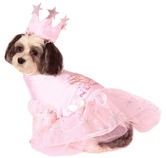 rubie-s-deluxe-zauberer-von-oz-glinda-hundekost-m-rosa-xl image 1