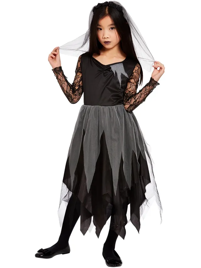 smiffys-fever-graveyard-braut-kost-m-schwarz-gr-m image 1