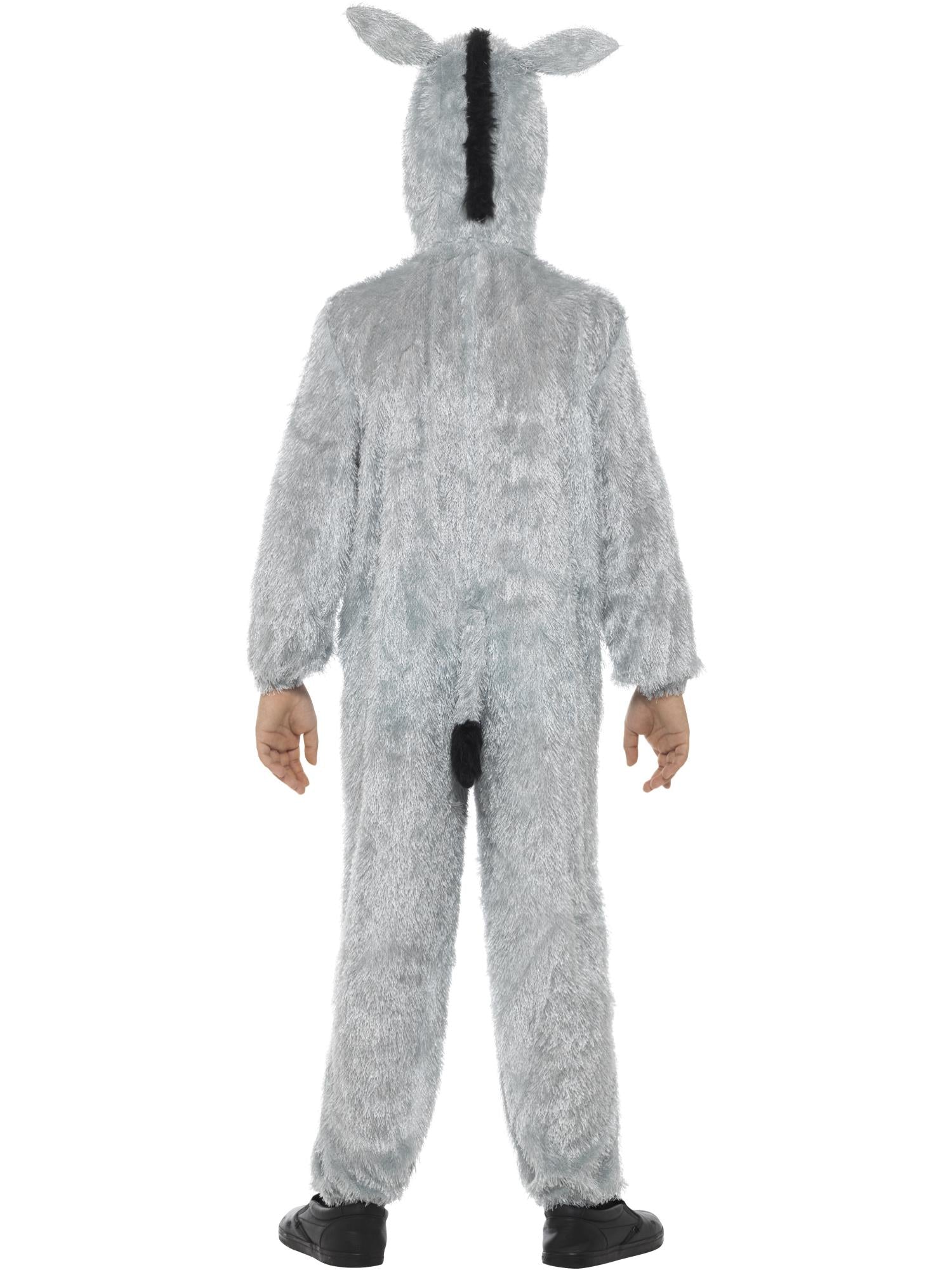 smiffys-esel-kost-m-kinder-grau-overall-mit-kapuze image 2
