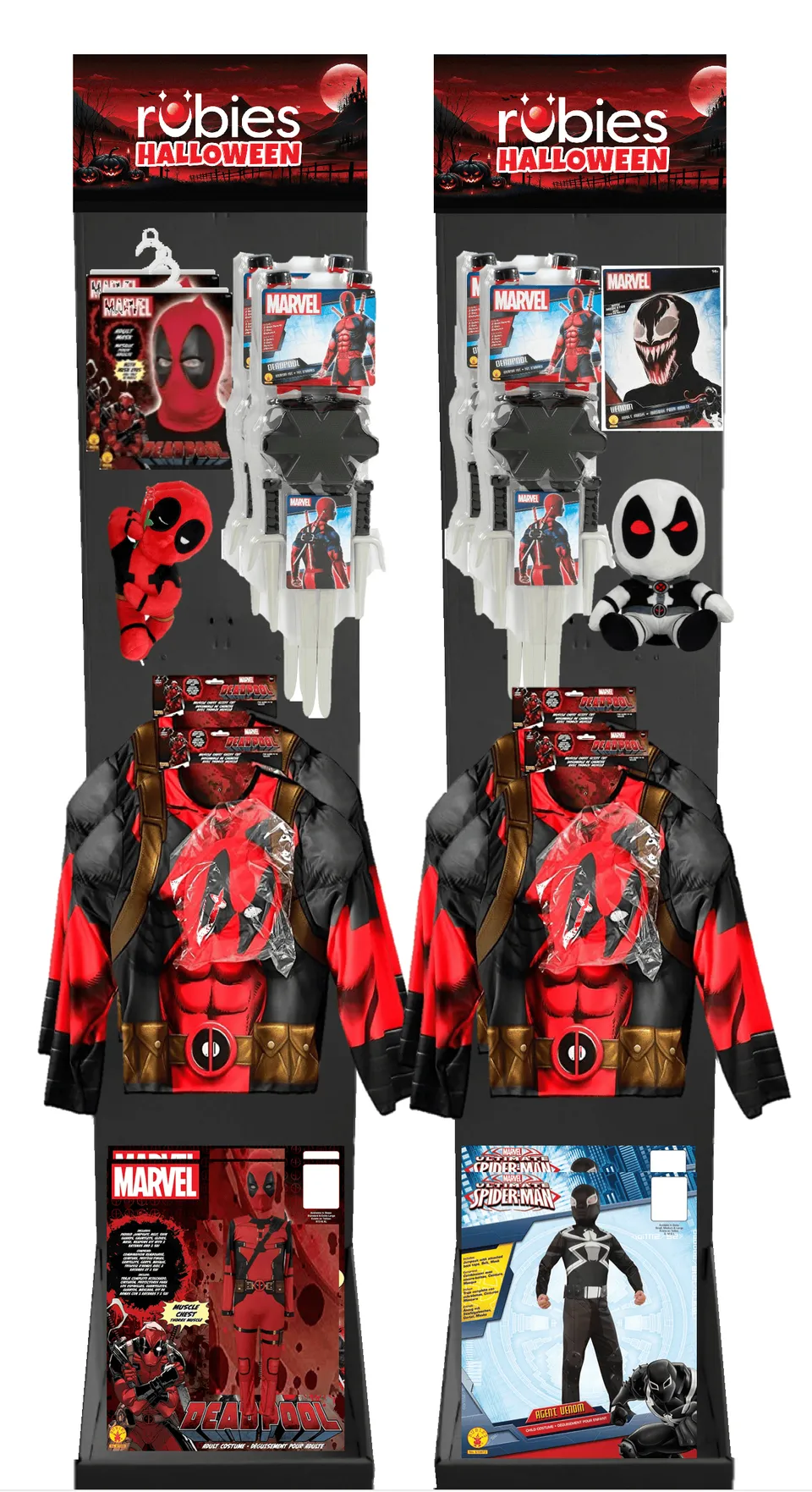 rubies-pr-sentoirs-deadpool-venom-aufsteller-190-cm image 1