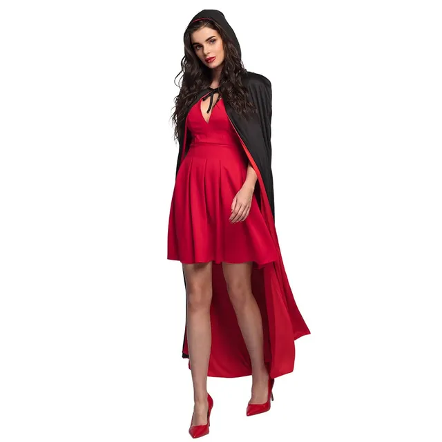 boland-halloween-vampir-umhang-wende-schwarz-rot-170-cm image 1