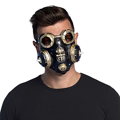 boland-masks-gas-master-maske-latex-erwachsene-schwarz image 5