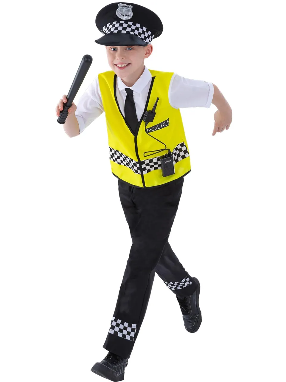 smiffys-fever-police-boy-polizei-kinderkost-m-jungen-gelb-hi-vis image 1