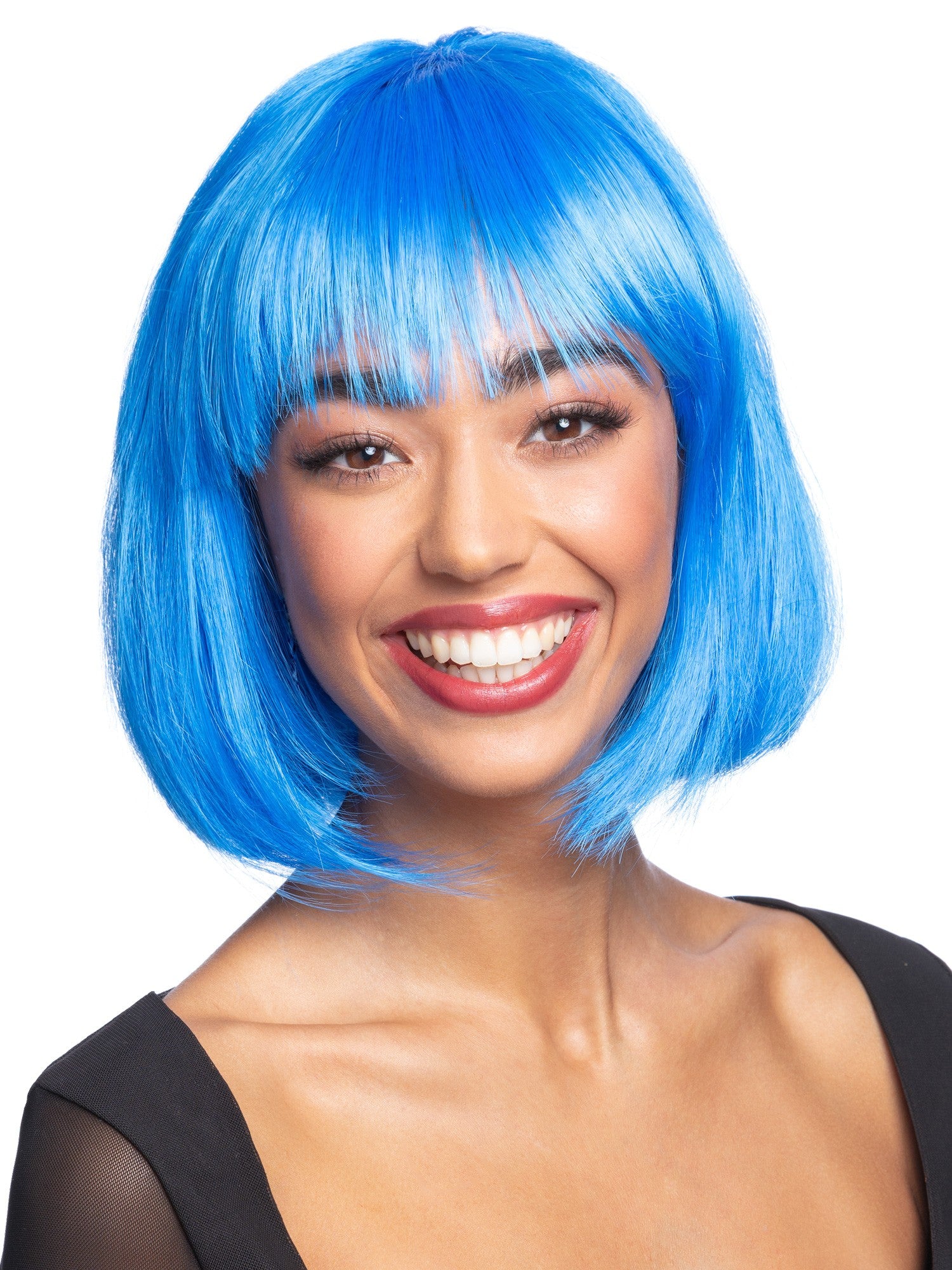 smiffys-fever-partyrama-bob-per-cke-braun-mit-pony-kurz image 6