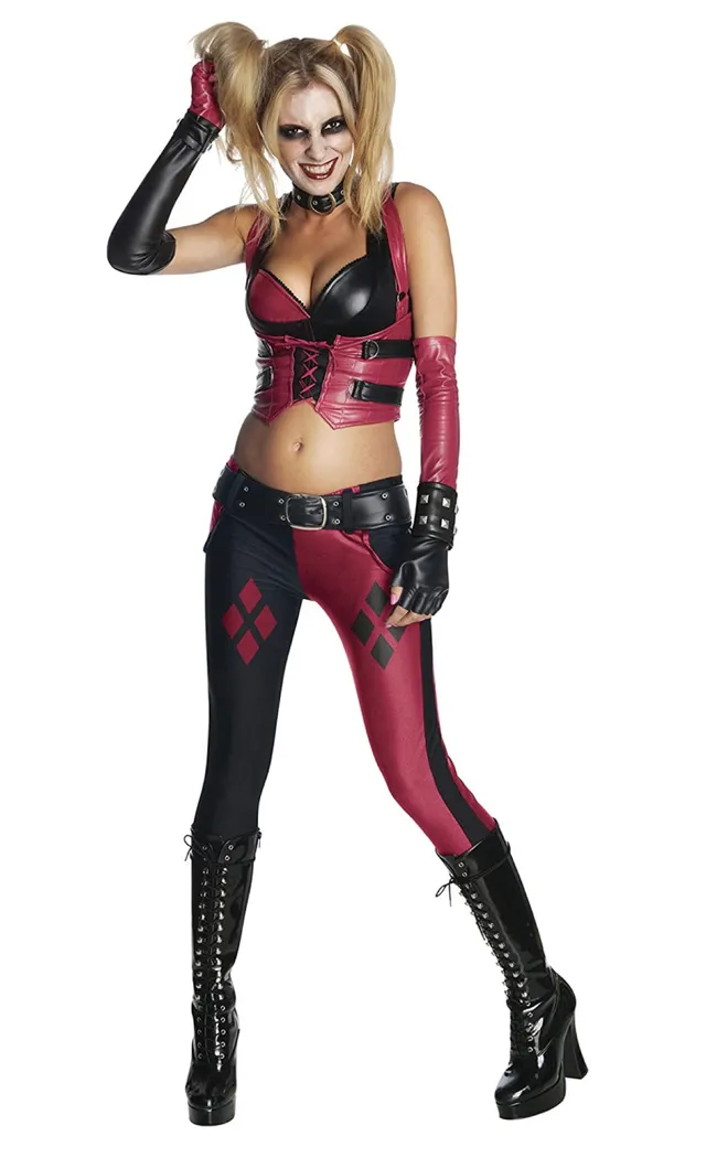 rubies-harley-quinn-arkham-city-kost-m-damen-luxe image 1