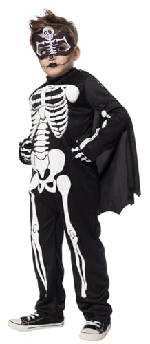 rubie-s-super-skelett-jumpsuit-kinderkost-m-9-10-jahre image 7