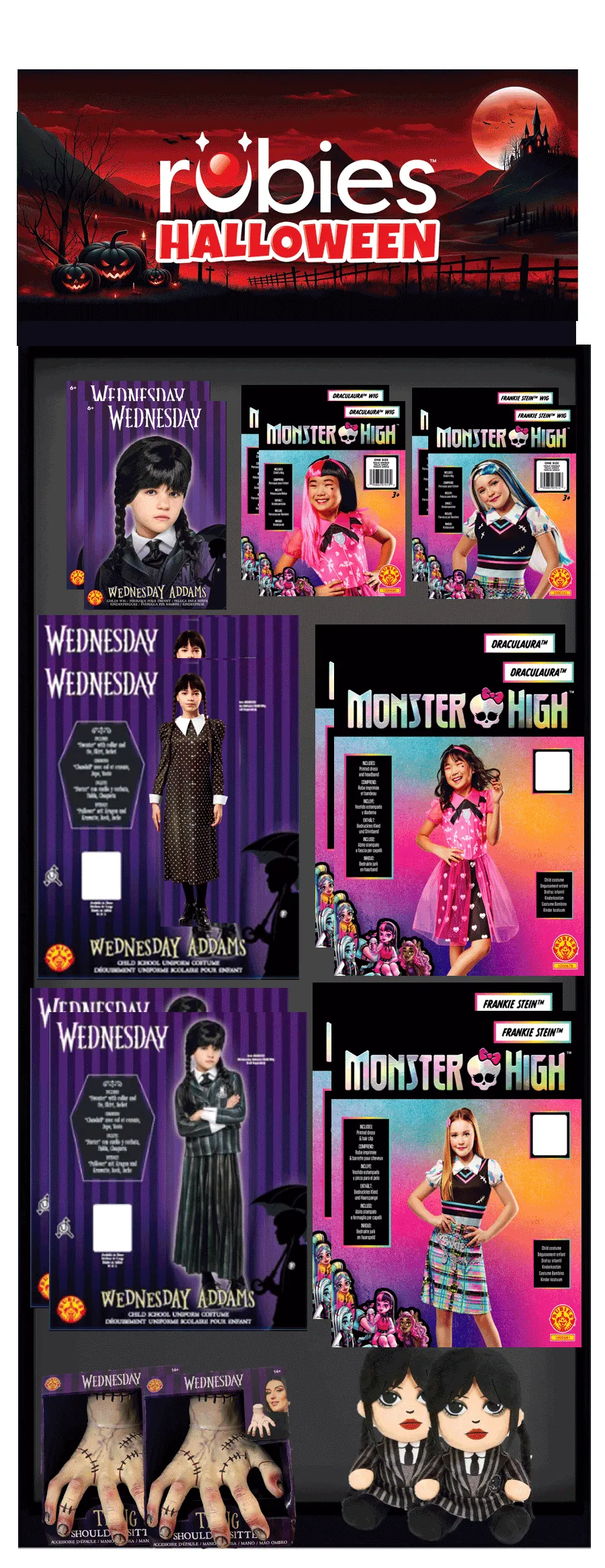 rubies-wednesday-monster-high-verkaufsdisplay-190cm image 1