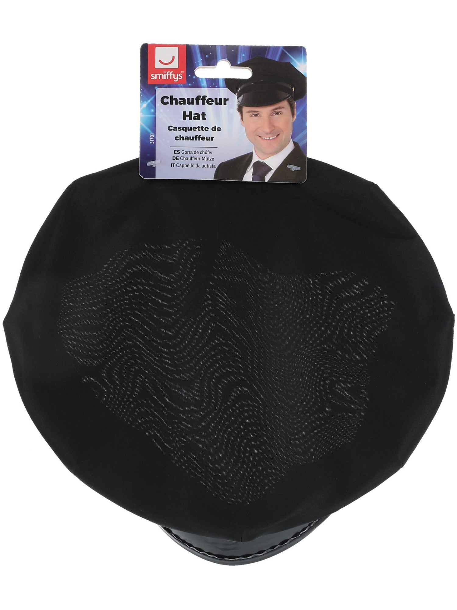 smiffys-fever-31701-chauffeur-m-tze-schwarz-hut image 2