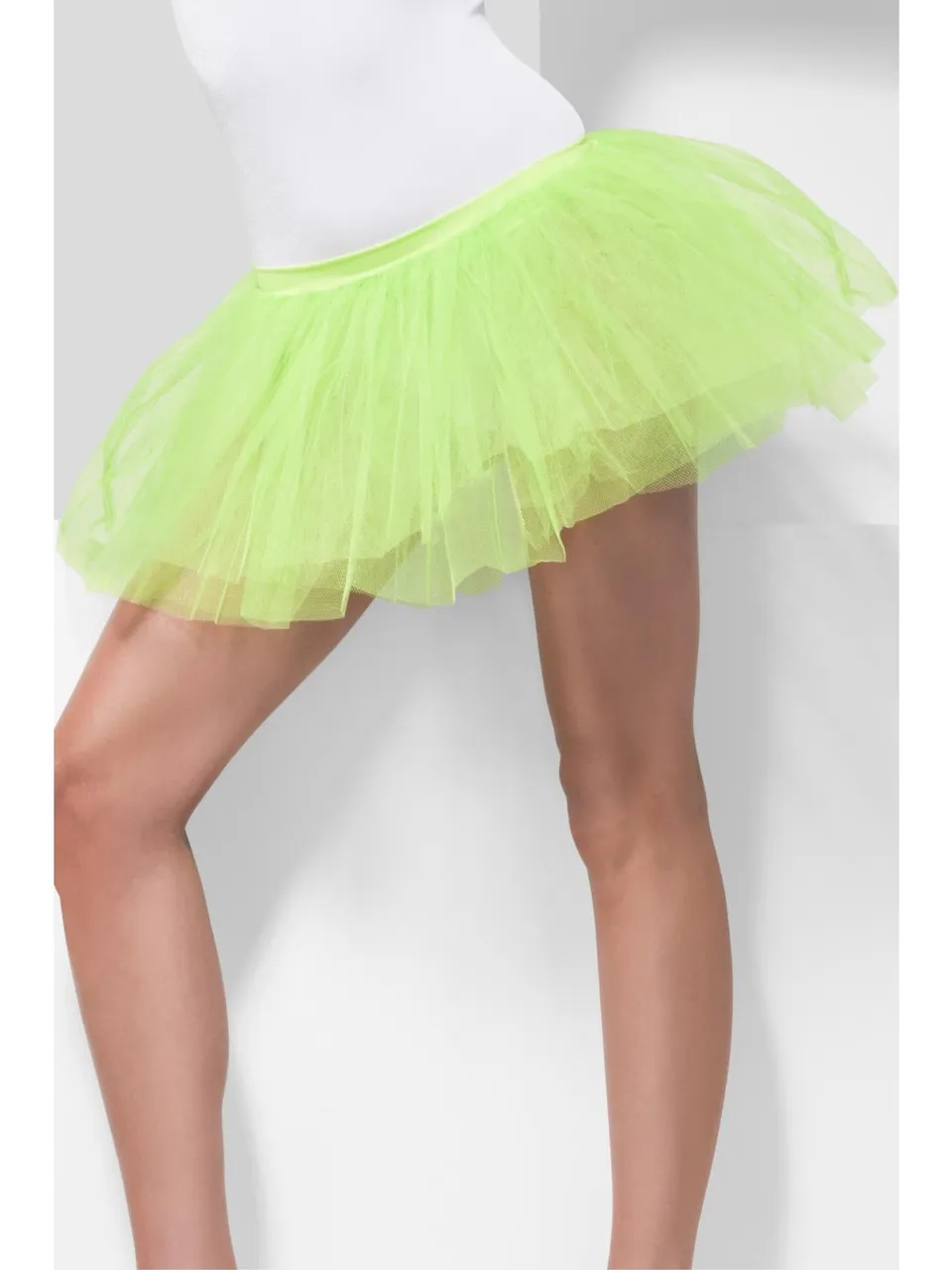 smiffys-fever-tutu-unterrock-neongr-n-30cm image 1