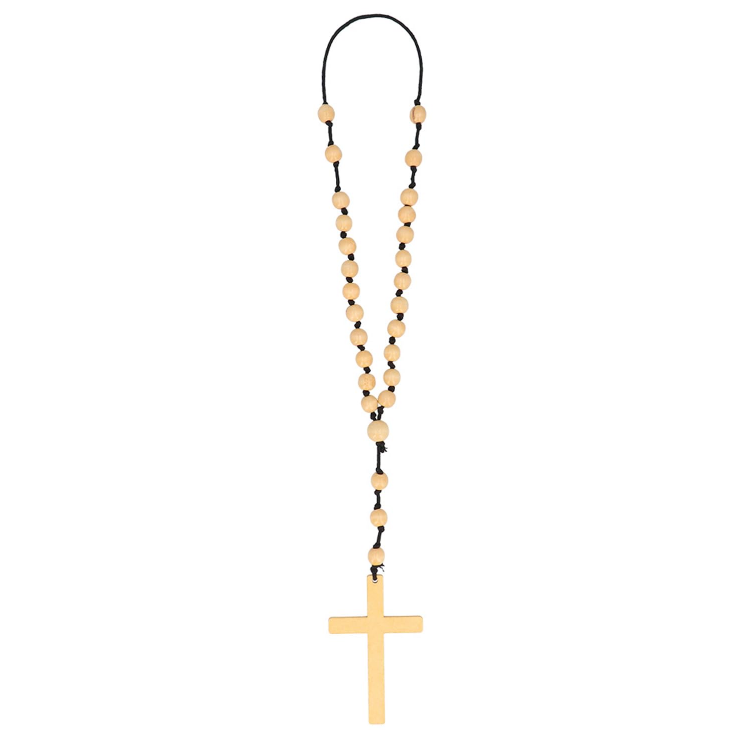 boland-accessories-rosenkranz-halskette-mit-kreuz-braun-m-nch image 2