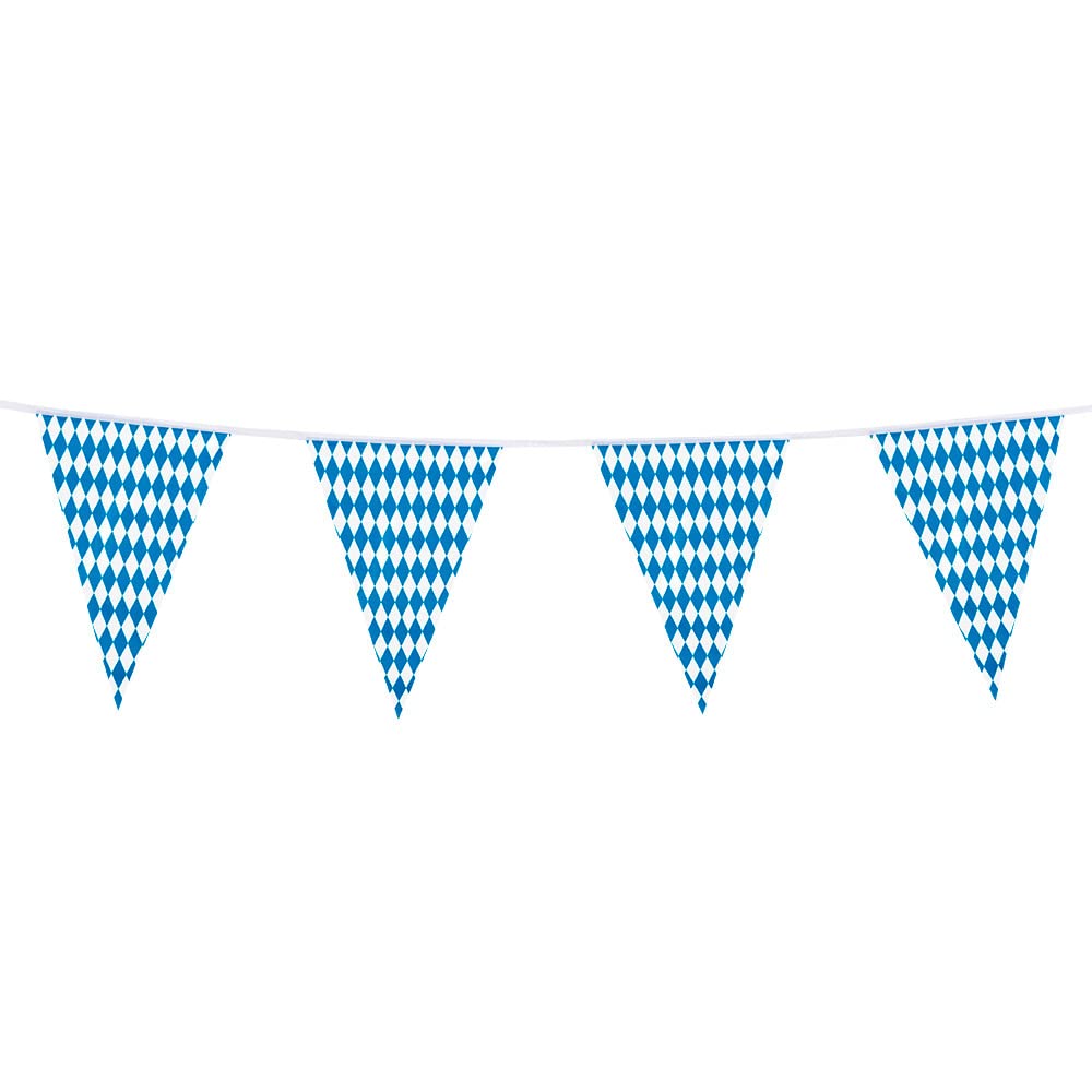 boland-bayern-wimpelkette-girlande-10-m-rautenmuster image 1