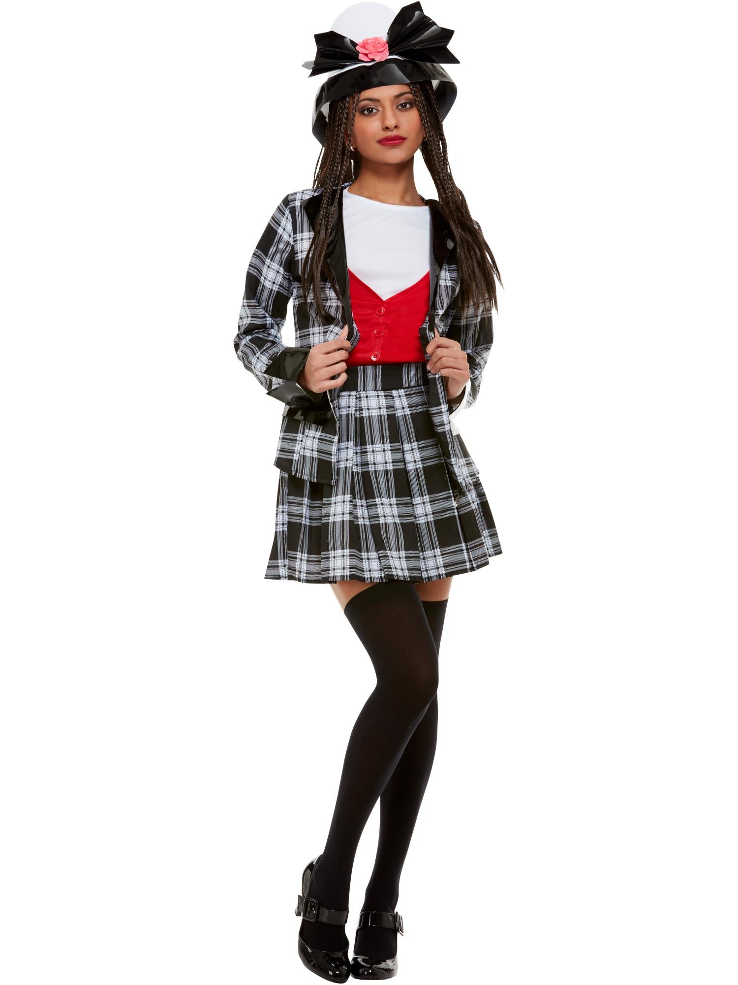 smiffys-fever-clueless-dionne-kost-m-schwarz-5-teilig-s image 5