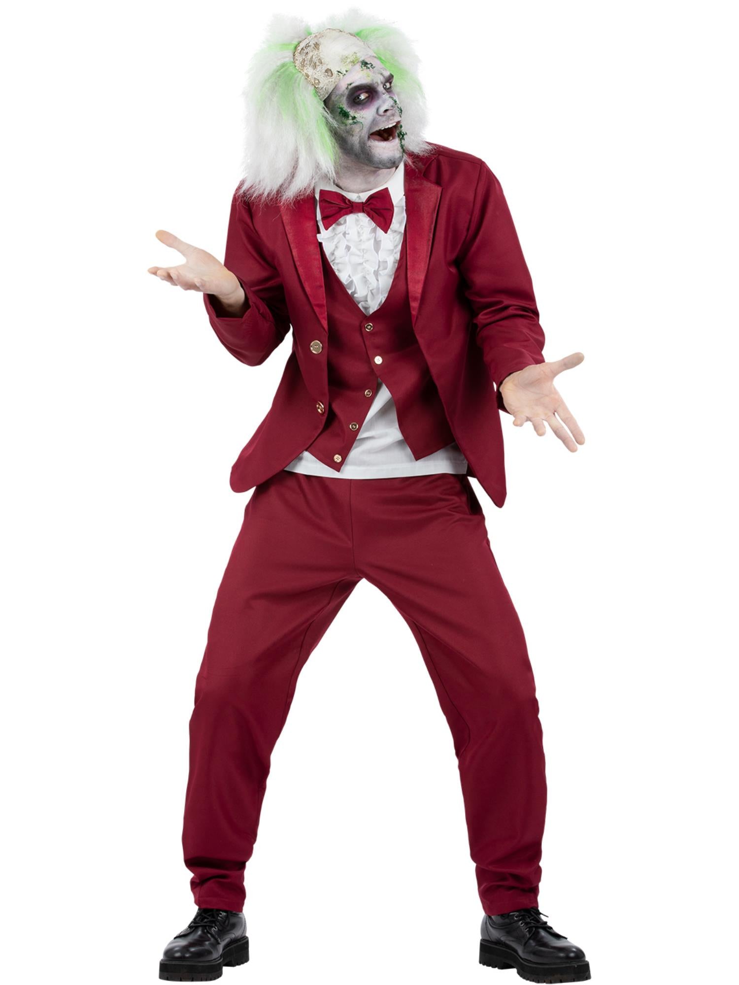 smiffys-fever-beetlejuice-groom-kost-m-herren-rot-gr-l image 1
