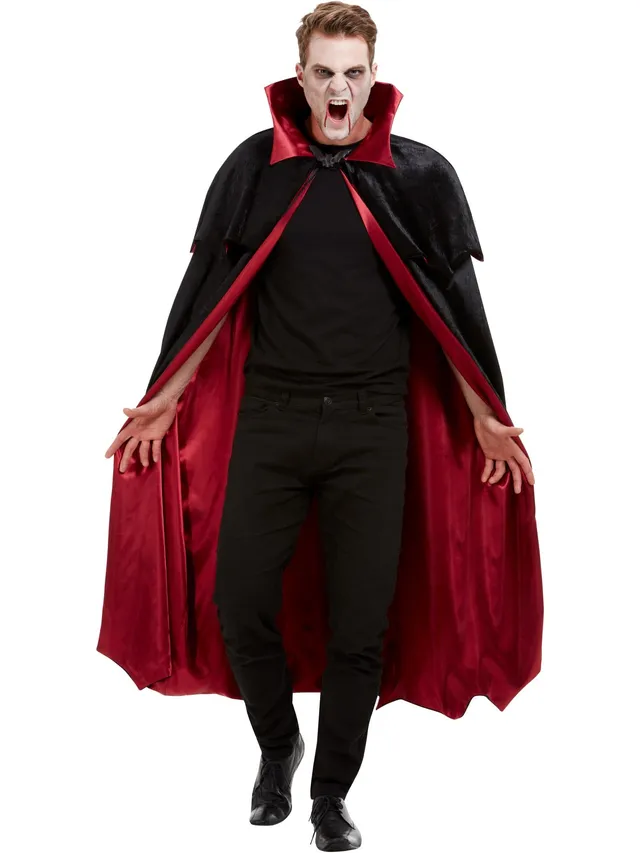 smiffys-fever-vampirumhang-deluxe-schwarz-rot image 1