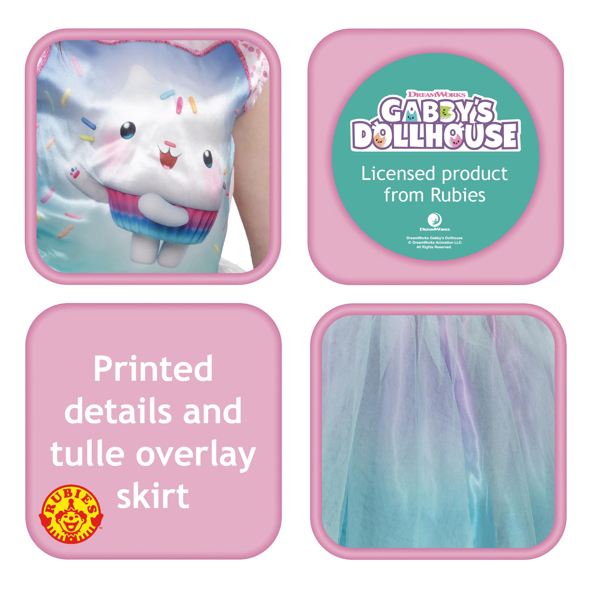 rubie-s-deluxe-cakey-cat-tutu-kleid-kinder-3-5-jahre-rosa image 3