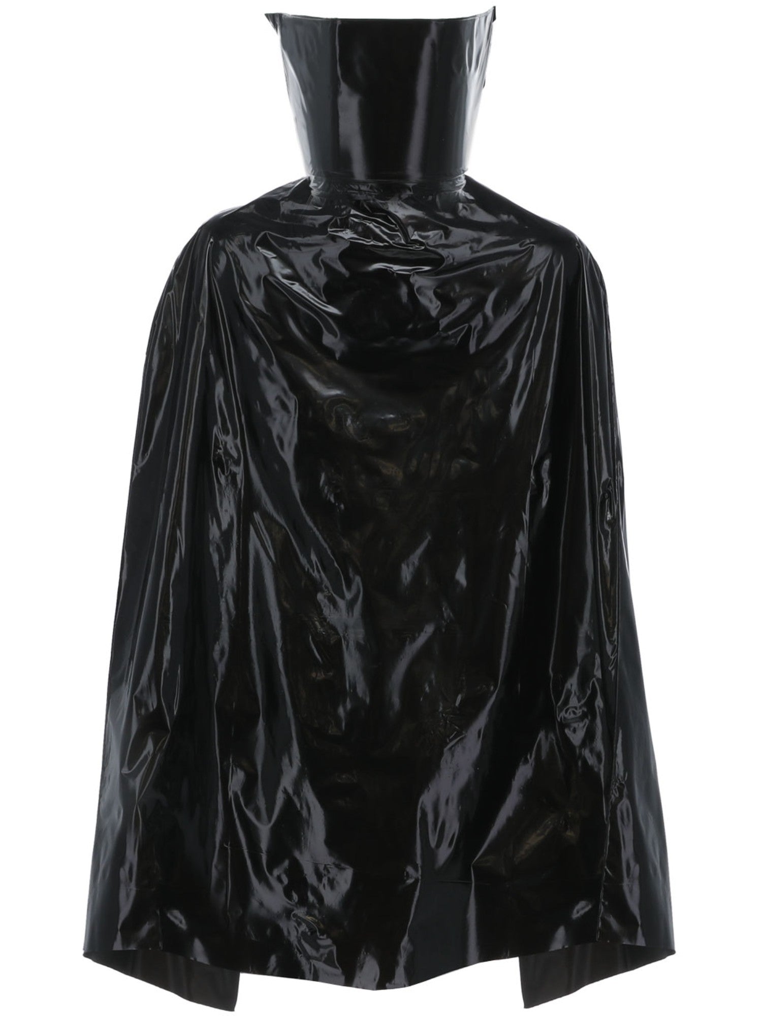 smiffys-fever-vampir-umhang-schwarz-pvc-114-cm-cape image 2