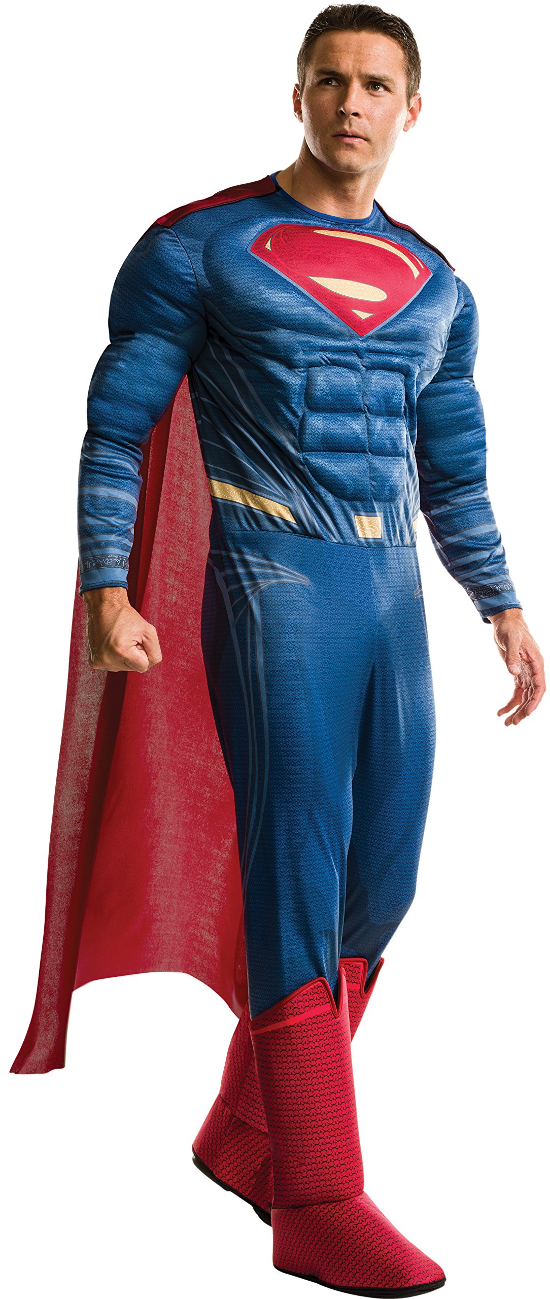 dc-superman-deluxe-muskel-kost-m-herren-mit-umhang image 1